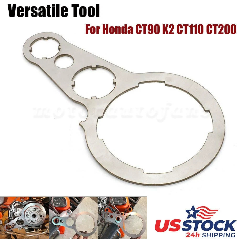 Clutch Nut Holding Tool for Honda CT90 CT110 CT200 (1970–1980)