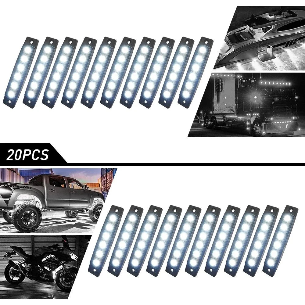 20X LED Marker Lights for Truck Trailer (12V)