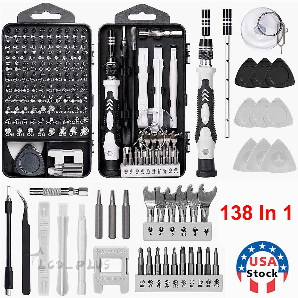 Precision Screwdriver Set Mini 138 in 1 Multi-function TORX Magnetic Tool