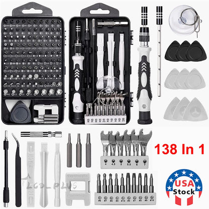 Precision Screwdriver Set Mini 138 in 1 Multi-function TORX Magnetic Tool