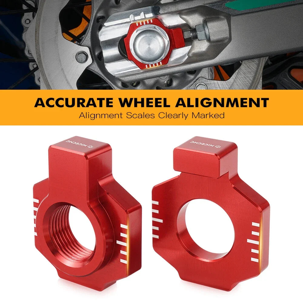 Rear Axle Blocks Chain Adjuster for Beta Xtrainer 300 (2015–2022), RR 250 300 (2022)