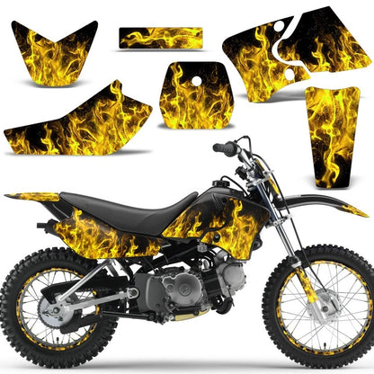 Graphic Stickers + PLT/RIM Decals for Yamaha TTR90 (2000–2007)
