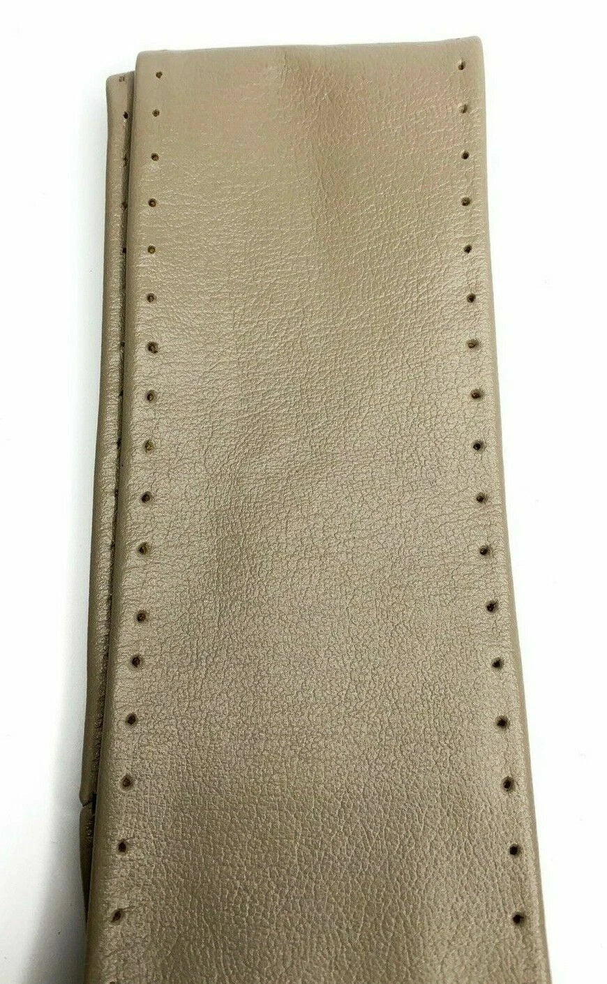 Leather Steering Wheel Cover 15.75 x 3.88 Sand for Ford Lincoln (2000–2019)
