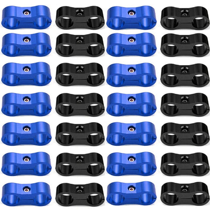 Set of 10 Separator Clamp Fittings for Oil Fuel Hose Line (Universal)