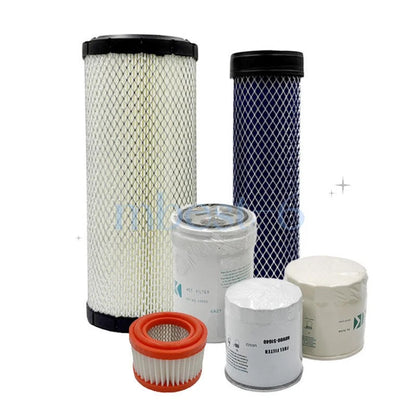 Complete Maintenance Filter Kit for Kubota SVL95-2S SVL95-2SC (S/N 32601 & Below)
