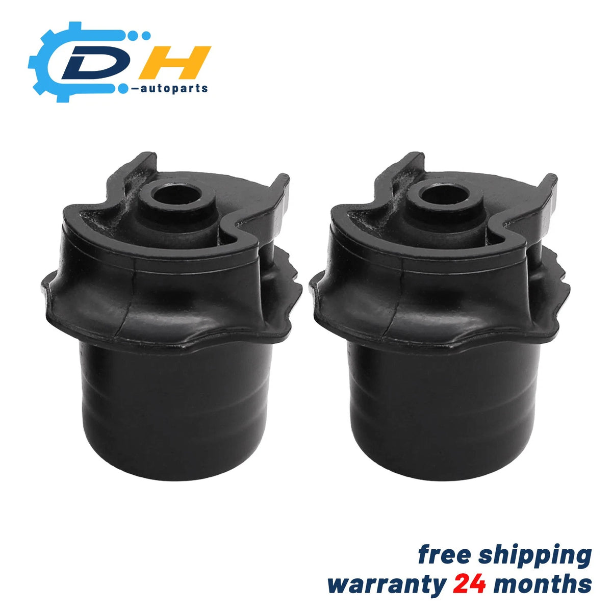 2X Rear Crossmember Axle Beam Bushing Kit for Toyota Sienna (2004–2020) 48725-44010, 48725-08020, 48725-28080