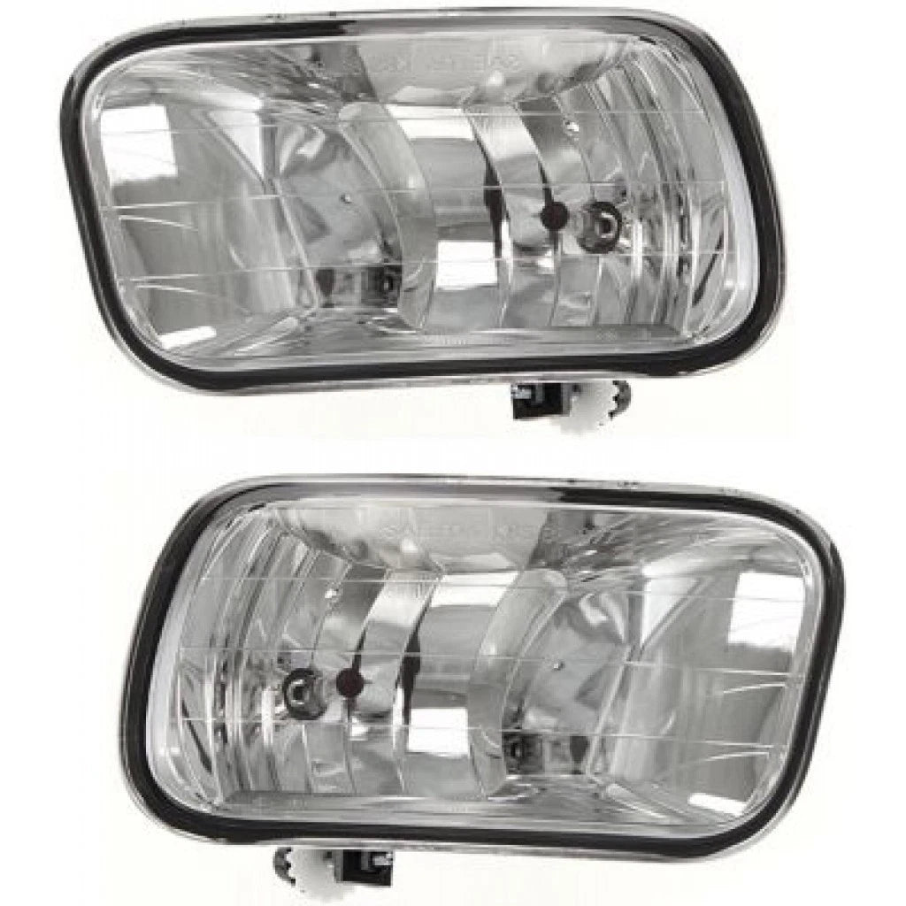Fog Light Assembly Pair for Dodge Ram R1500/R2500/R3500 (2009–2012) PLX-M1-333-2015L-AF, CH2594102, CH2595102