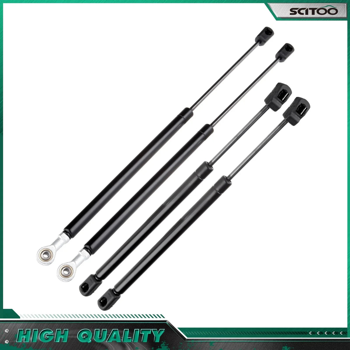 2 Hood & 2 Window Lift Supports Gas Struts for Ford Expedition (1997–2002)