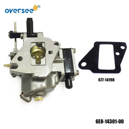 Carburetor 6E8-14301-00 for Yamaha Outboard 9.9HP 15HP (Old)
