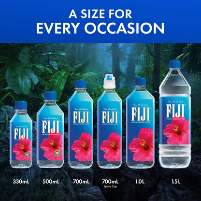 Pack of 12 FIJI Natural Artesian Bottled Water 50.7 Fl Oz Limited Edition