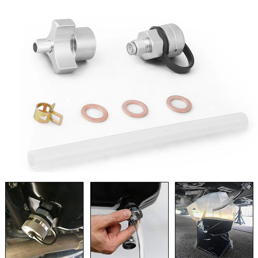 M12x1.5 Quick Twist Oil Drain Valve for Easy Oil Changes