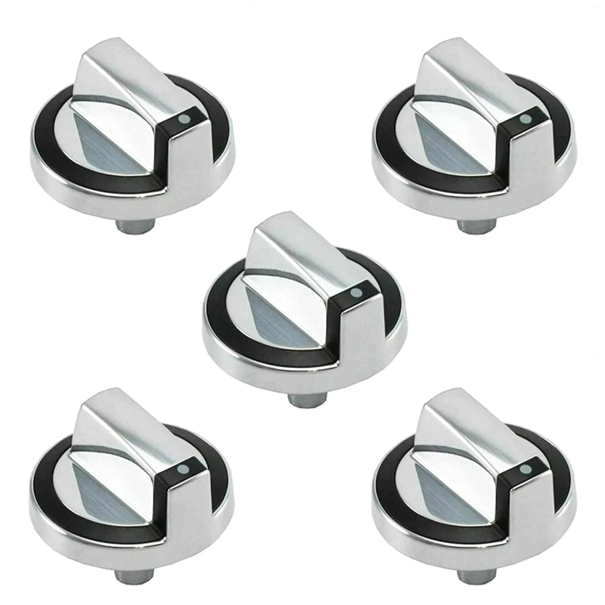 5pcs Stove Control Knob Replacement for Oven Burner Repair Parts