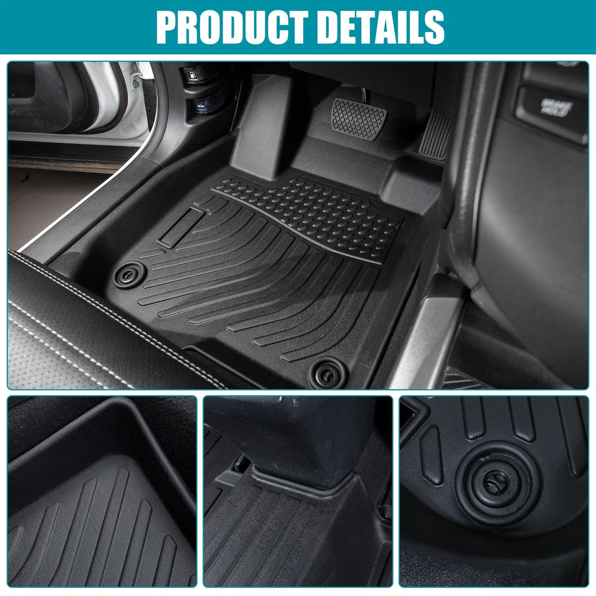 Set of 2 All Weather Floor Mats for Buick Encore GX (2020–2024)