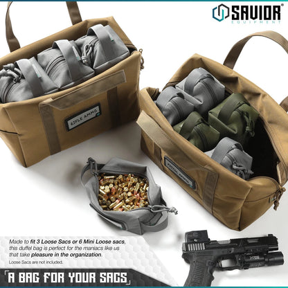 2X Tactical Ammo Duffle Bag for Firearm (SW Gray)