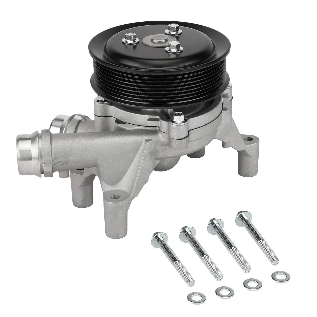 Water Pump with Housing & Pulley for Ford F-250/350/450/550 Super Duty (2003–2016)