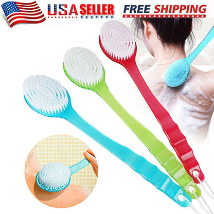 Long Handle Bath Body Brush for Exfoliating Skin Scrubber (No Part Numbers)