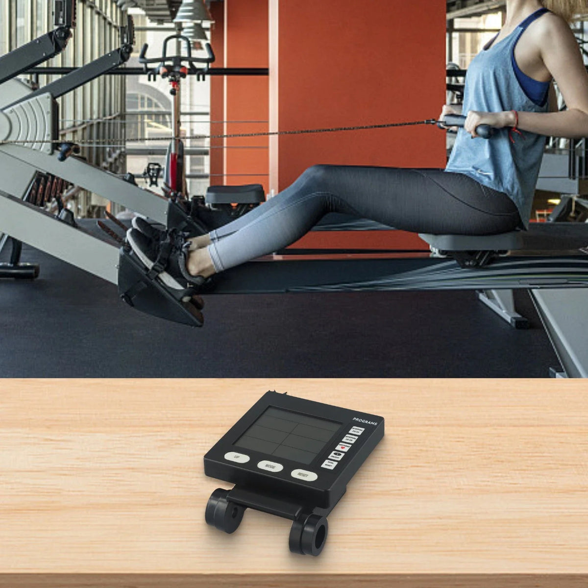 Speedometer LCD Display Counter Monitor for Rowing Machine