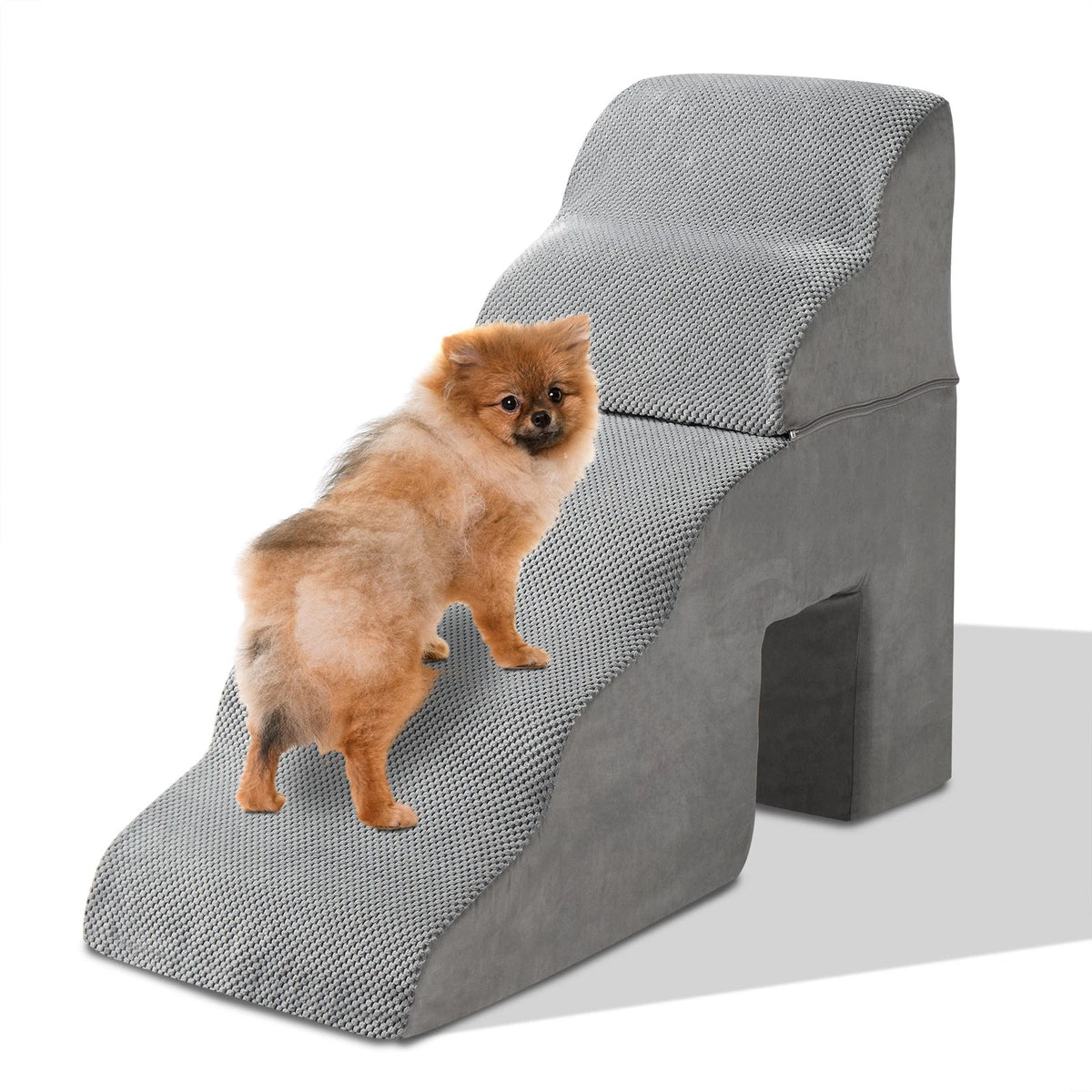 5 Non-Slip Memory Foam Pet Stairs for Dogs and Cats (In/Outdoor)