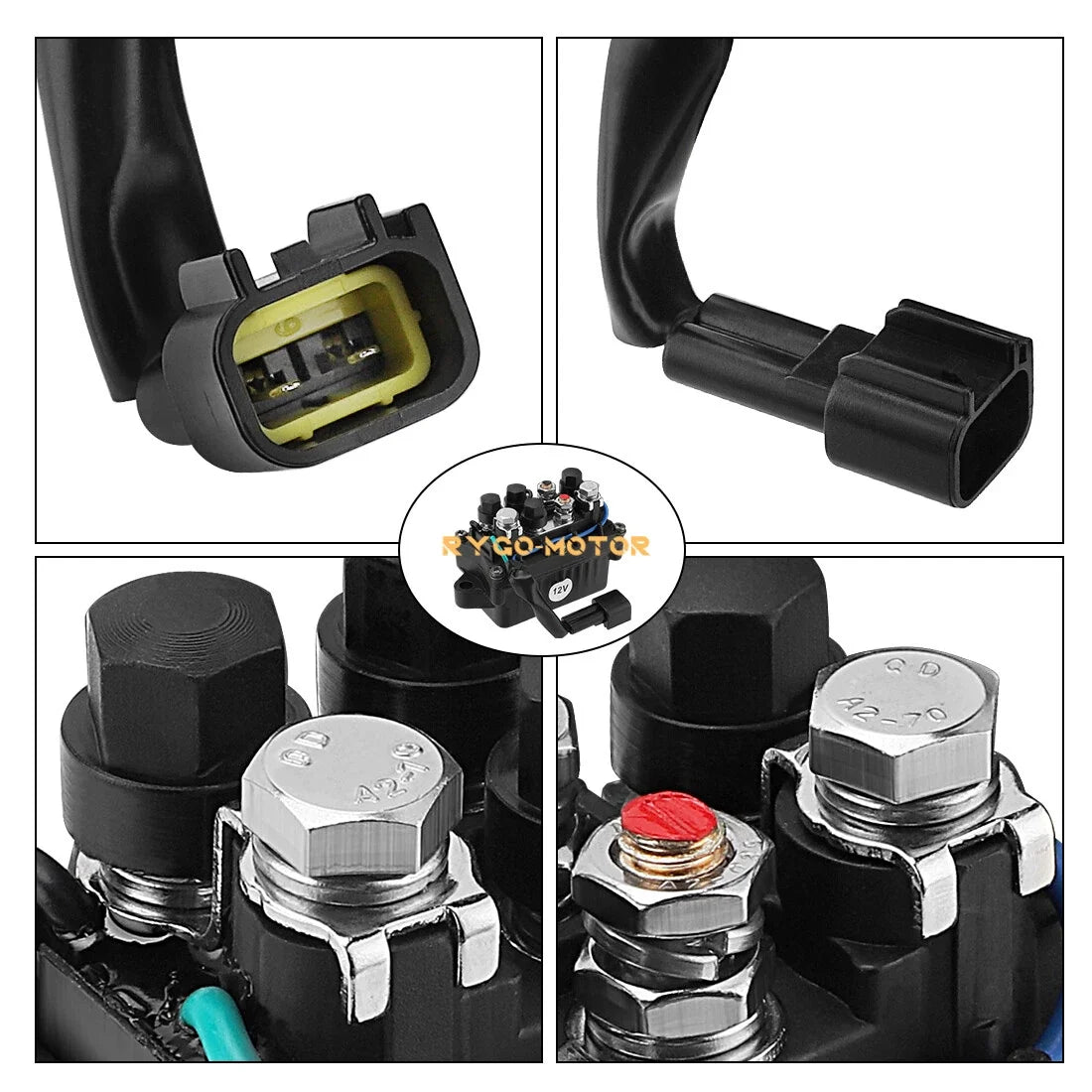 Engine Trim Relay Solenoid Box for Yamaha (63P-81950-00-00, 63P819500000)