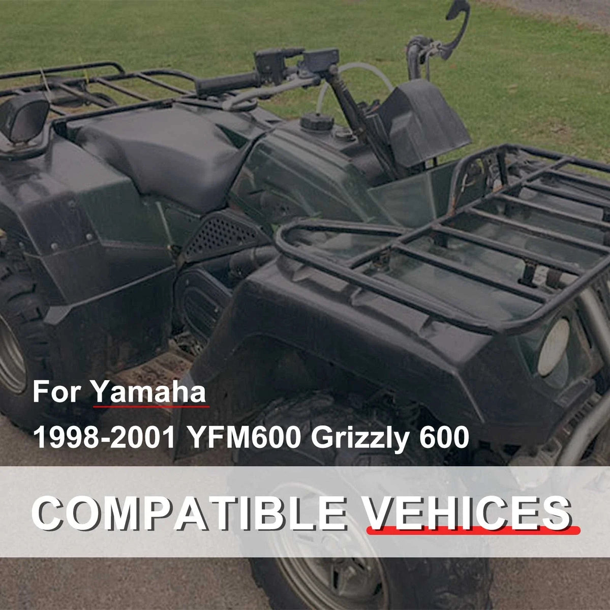 Air Intake Manifold Boot Rubber Hose for Yamaha Grizzly 600 (1998–2001)