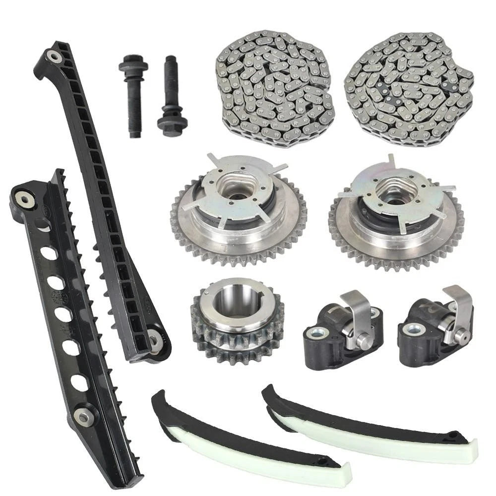 Timing Chain Kit Cam Phaser for Ford F150 Expedition Lincoln Navigator (2004–2008) - 1082012, TK6068, G6046VT(x2), 5L3Z-6268-A