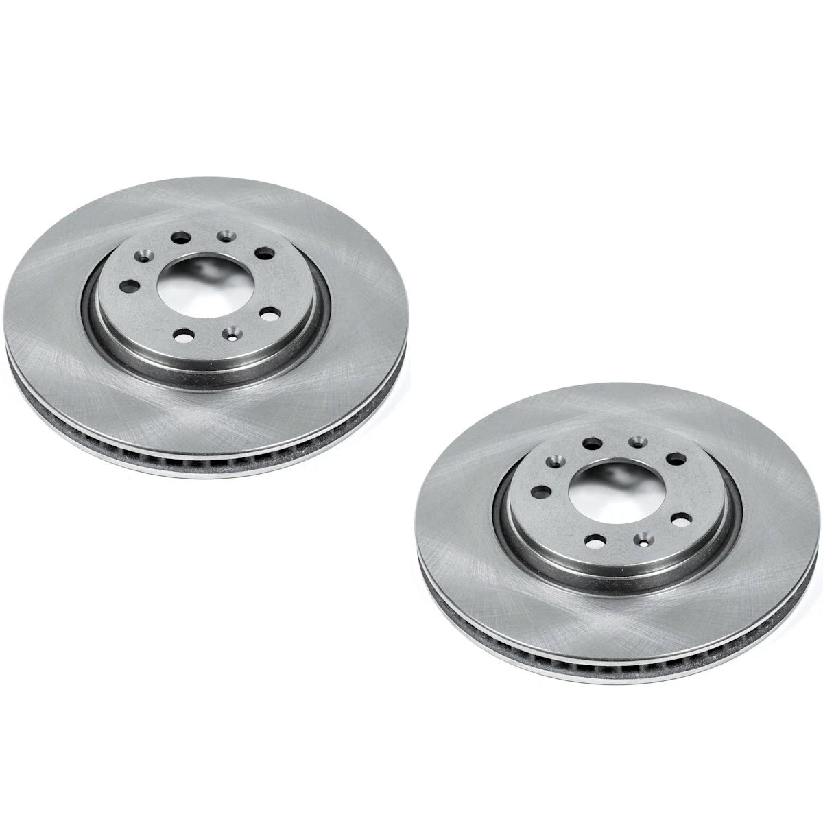 Set of 2 Powerstop Brake Discs Front for Saturn Sky Solstice (2006–2010)