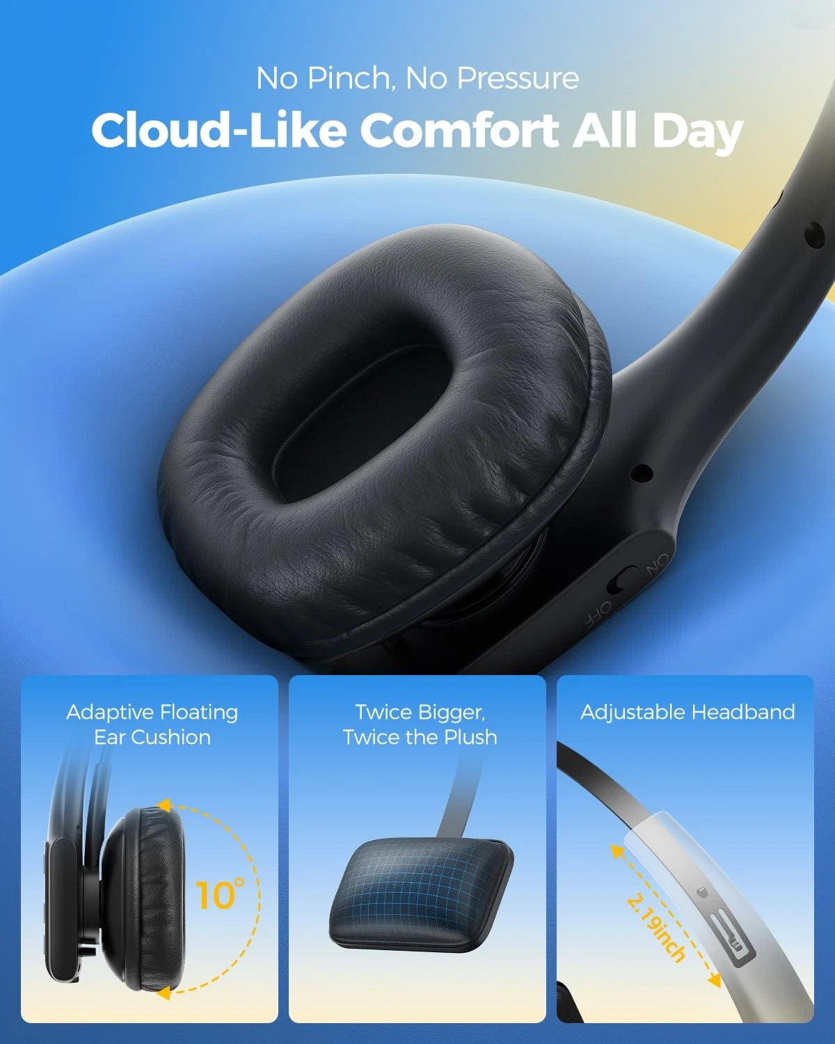 Wireless Bluetooth Headset for Adjustable Trucker (2010–2023)