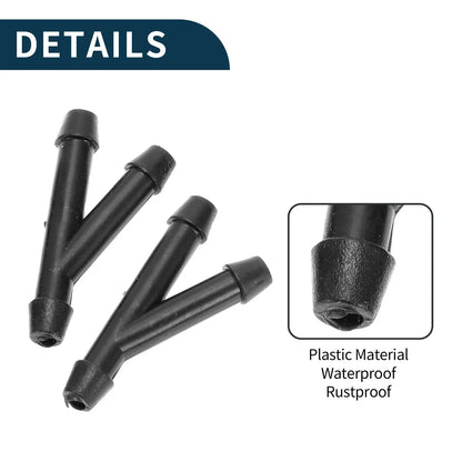 Set of 2 Front Windshield Washer Nozzles No. 28932JD000 for Nissan Qashqai (2007–2013)