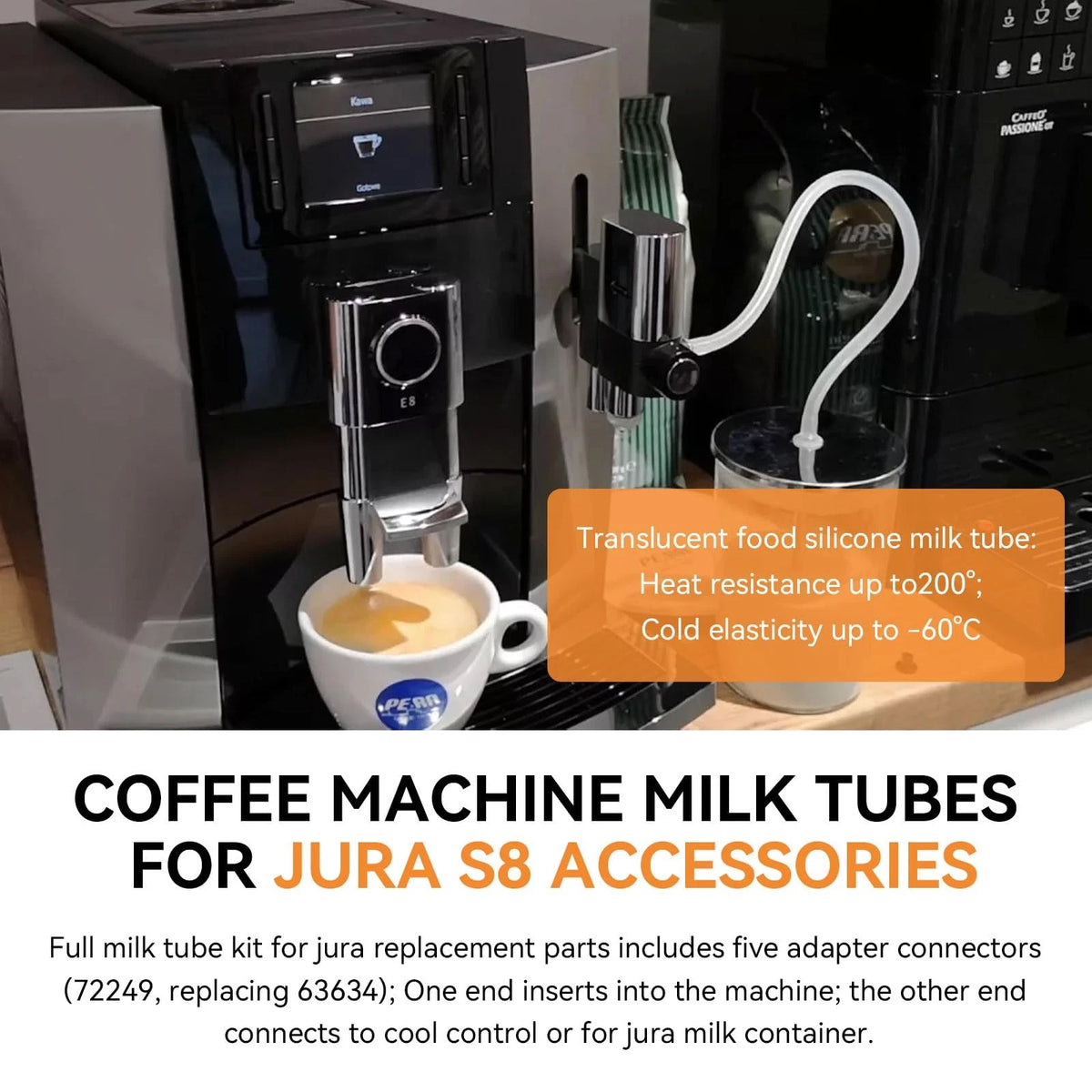 Milk Tube Hose Set for Jura HP3 (One-Sized, Natural Color)