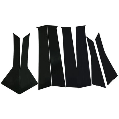 8x Gloss Black Exterior Pillar Posts Trim for BYD Dolphin (2022–2024)