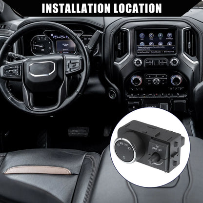 Front Car Headlight Switch Replacement for Chevy GMC (No. 25858426)