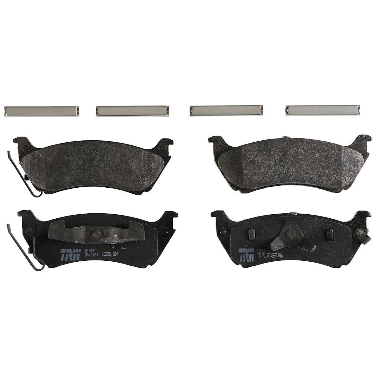 2X TRH0761 Brake Pad Set Rear for Mercedes ML320 (1998–1999)
