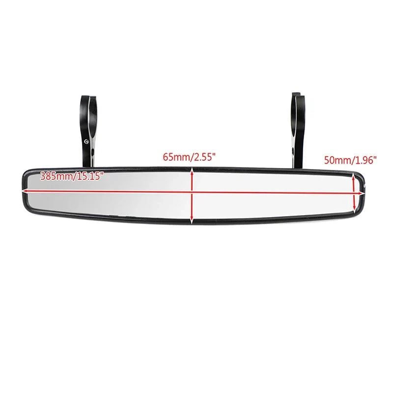 1.75" Rectangular Rear View Mirror for Polaris RZR XP 4 (2014–2023)