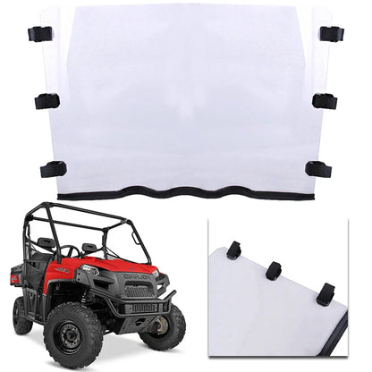 Clear Full Windshield for Polaris Ranger 500/800 Midsize (2010–2014)
