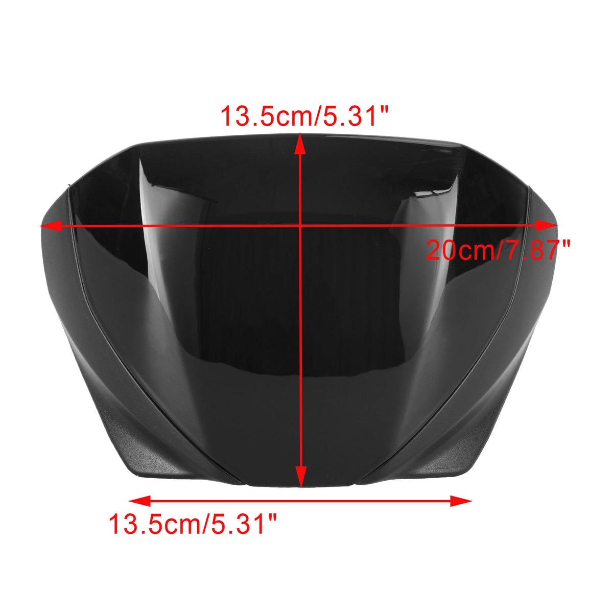 Front Windshield Fairing for Trident 660 (2021–2026) M549-A236-Black