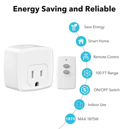 Remote Control Outlet for HBN (100FT RF Signal)