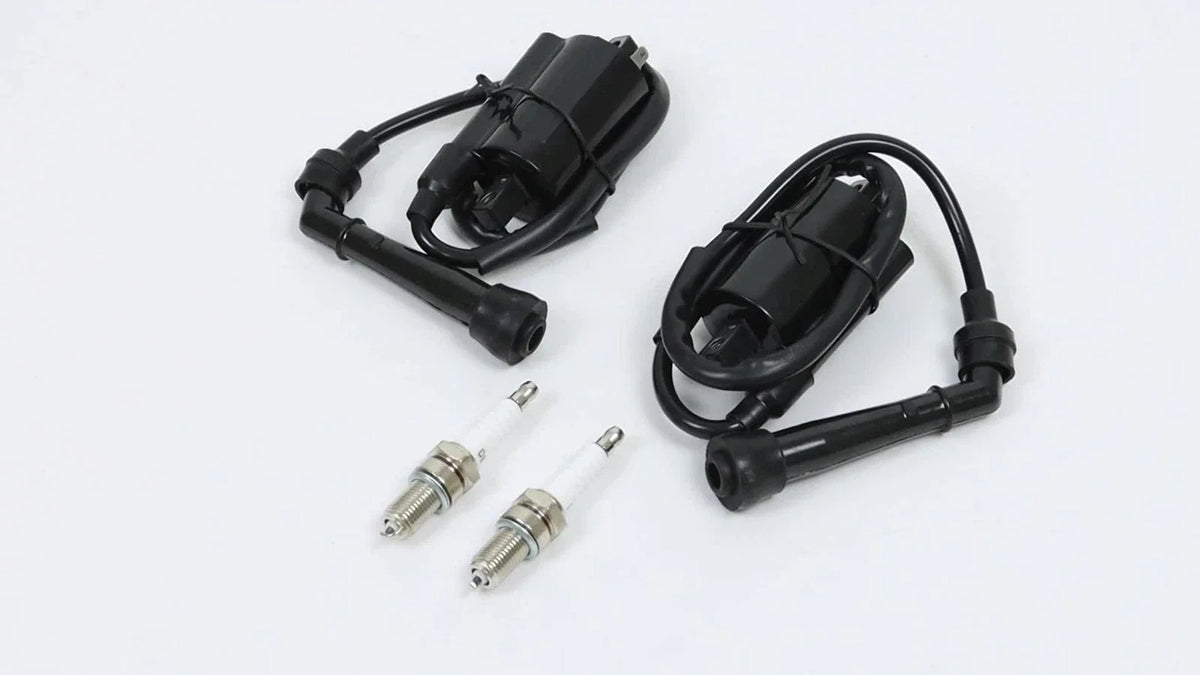 2 Pack Ignition Coil Spark Plug for Suzuki VS700 VS750 VS800 (1986–2004) 33410-38A02