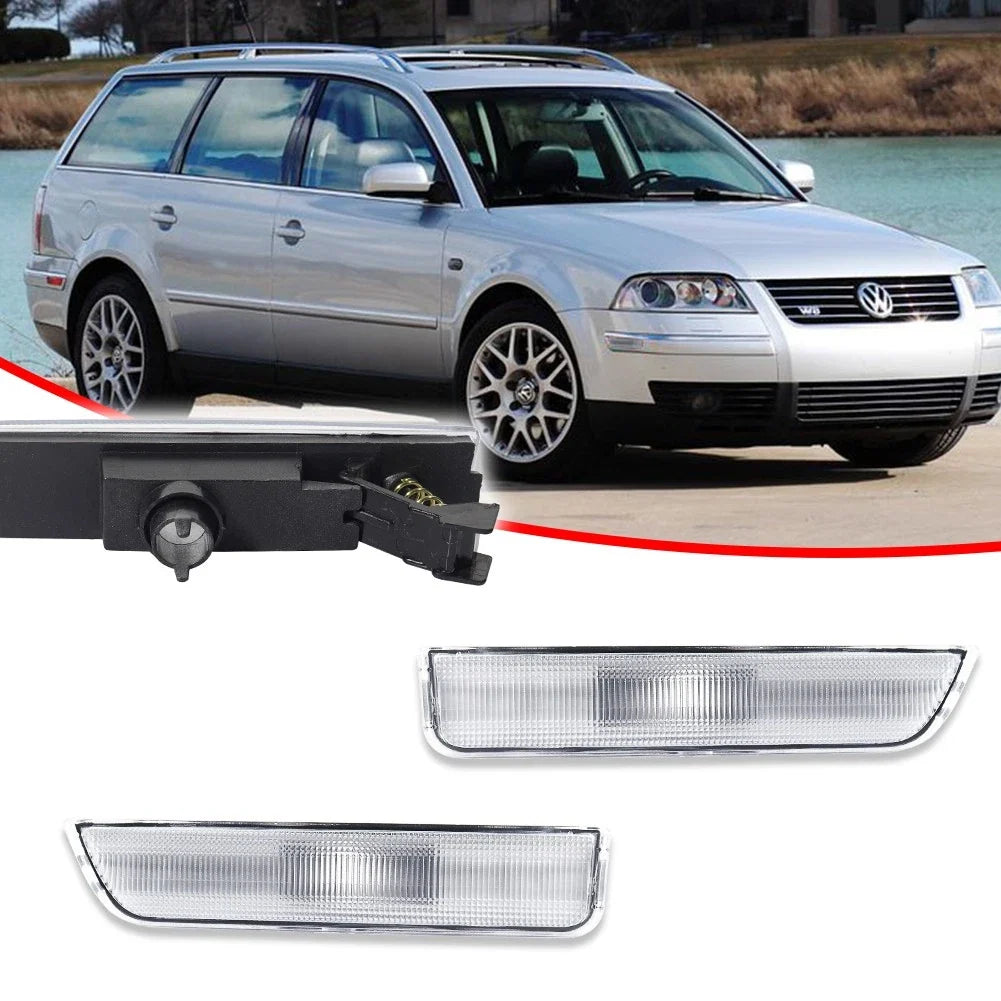 Set of Euro Clear Lens Side Marker Lights for VW Passat B5.5 (2001–2005)