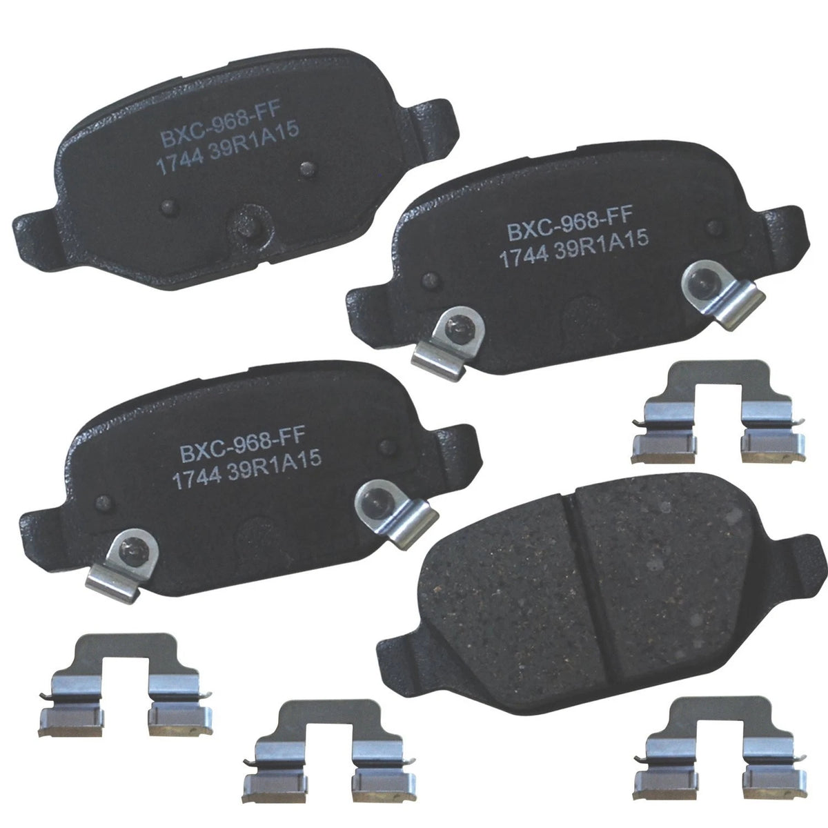 Ceramic Rear Brake Pads for Fiat 500 (2013–2017)