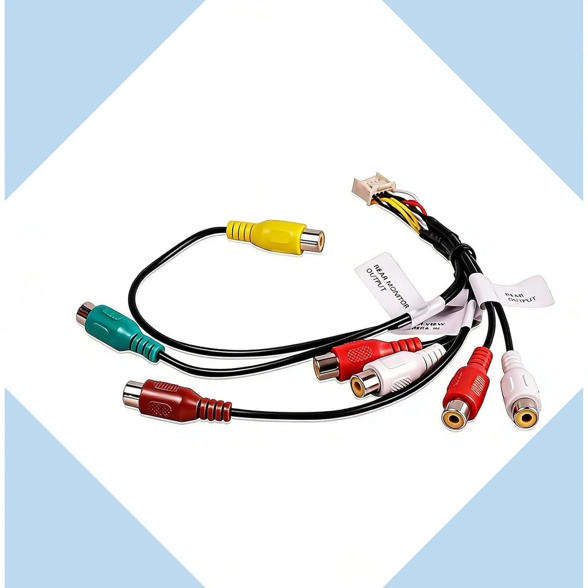 12Pin AV RCA Harness for Pioneer AVH240EX AVH241EX DMH341EX DMH342EX