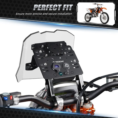 GPS Mount Bracket Kit for Honda CRF 125 250 450 XR650L (Universal)