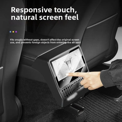 Rear Air Vent Cover for Model Y3 - Tempered Glass Screen Protector