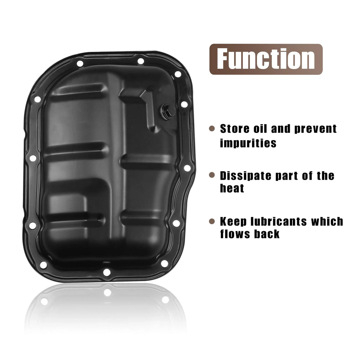 Engine Oil Pan Lower for Toyota Corolla Prius Matrix Lexus 1.8L (2000–2023) 264-324