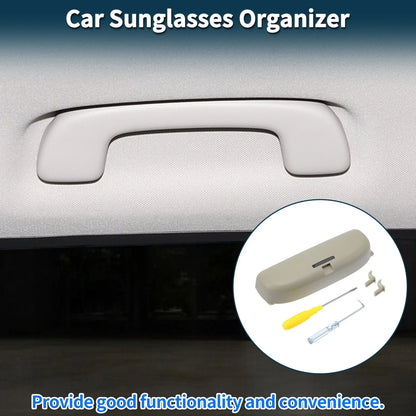 Sunglasses Case for Mercedes-Benz C Class (2015–2023) Eyeglasses Holder Beige