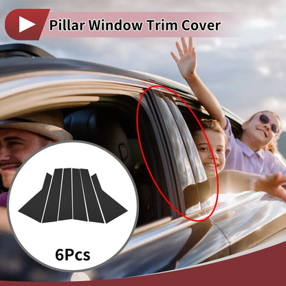 Door Pillar Window Trim for Hyundai IX35 (2022–2024) Black