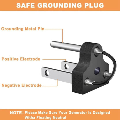 2X Neutral Ground Bonding Plug for Inverter Generator