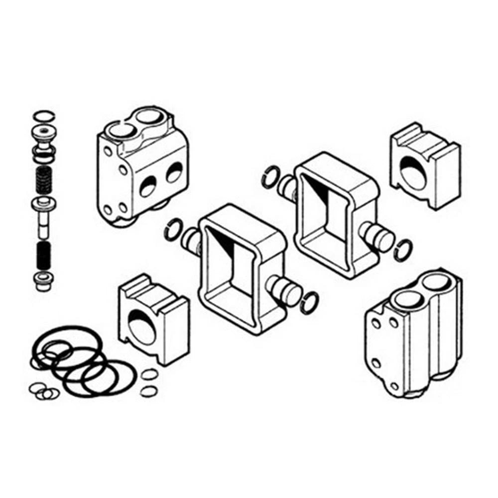 Hydraulic Pump Repair Kit for Massey Ferguson 35 65 135 150 165 175