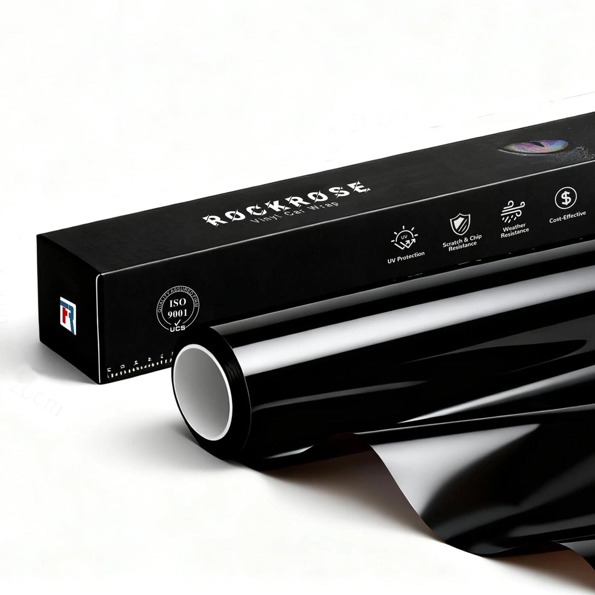 12 IN x 5FT Ultra Gloss Black Vinyl Wrap for Cars (2026)