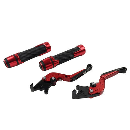 Set of 2 Red Extendable Brake Clutch Levers for Suzuki GSXR1000 (2001–2023)