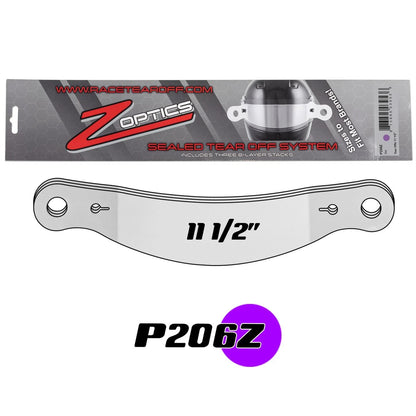 3X Tear Offs for Z Optics P205Z Helmet (Sealed, 12-3/8 In)